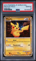 2010 Pokemon Pikachu Holo Japanese World Collection English PSA 10 GEM MINT